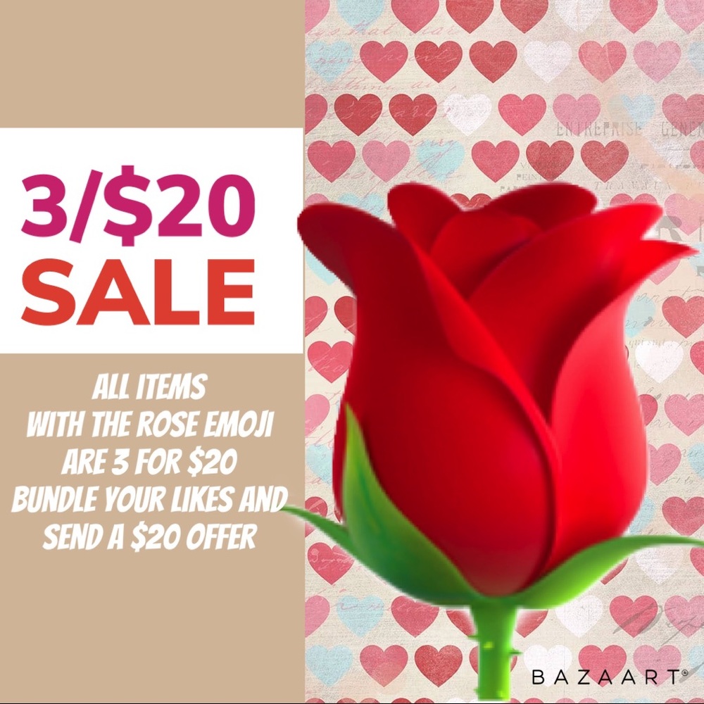 🌹3/$20 SALE!